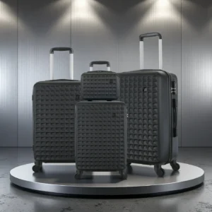 4-Piece ABS Spinner Luggage Set