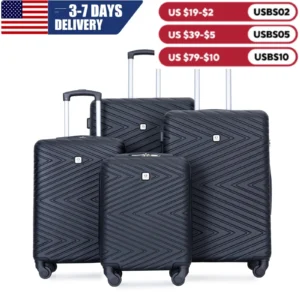 Travelhouse 4-Piece ABS Luggage Set