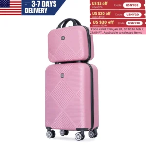 2-Piece ABS Carry-On Set