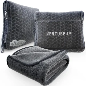 2-in-1 Travel Blanket Pillow